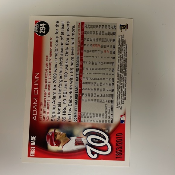 2010 Topps Baseball Gold Parallel cards and a Silk card - Picture 13 of 16